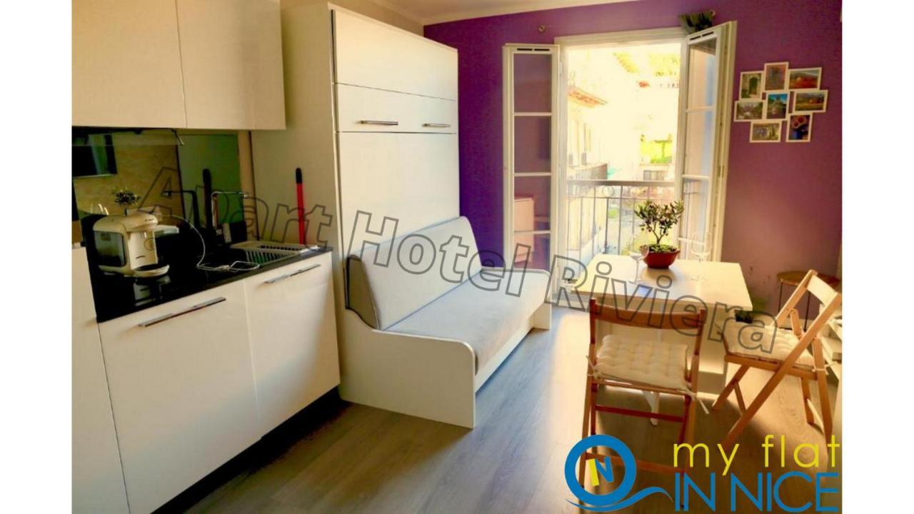 Aparthotel Riviera Nice Cote D'Azur - Old Town - Studio Ac - Sea View - 50M Promenade Des Anglais- La Maison Linda Ngoại thất bức ảnh