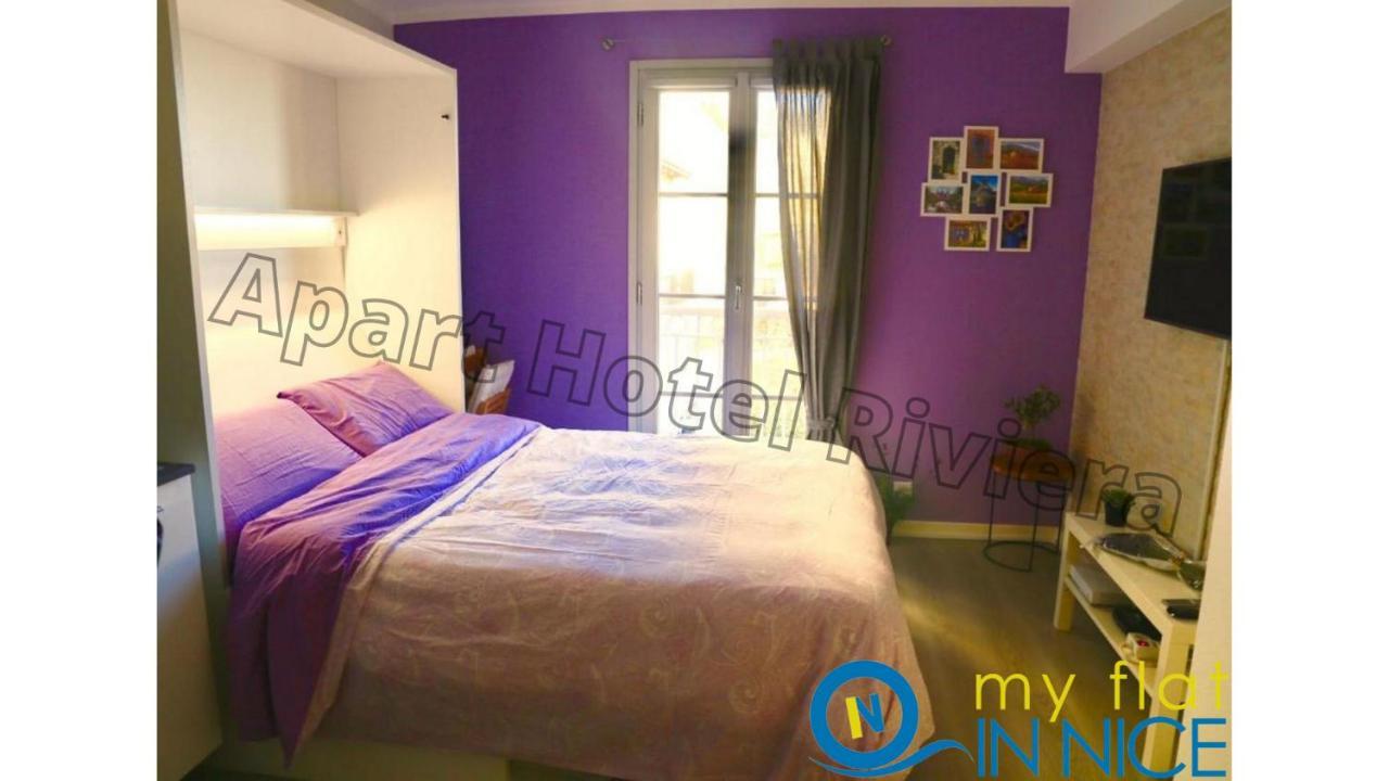 Aparthotel Riviera Nice Cote D'Azur - Old Town - Studio Ac - Sea View - 50M Promenade Des Anglais- La Maison Linda Ngoại thất bức ảnh