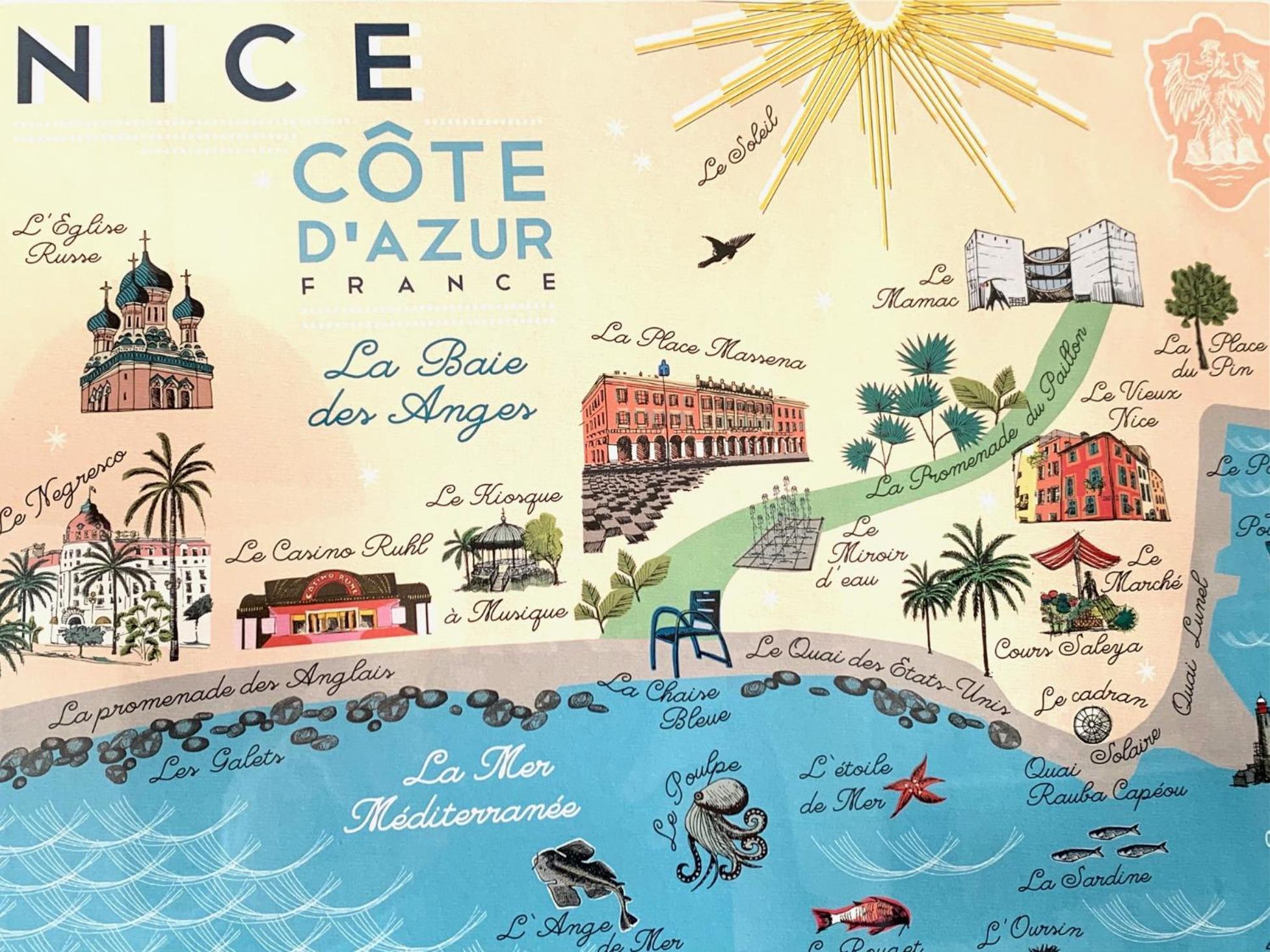 Aparthotel Riviera Nice Cote D'Azur - Old Town - Studio Ac - Sea View - 50M Promenade Des Anglais- La Maison Linda Ngoại thất bức ảnh
